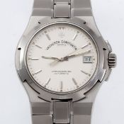 Vacheron Constantin-Herrenarmbanduhr Fa. Vacheron Constantin, Schweiz. Modell: Overseas. Edel