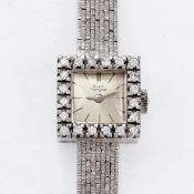 Girard-Perregaux-Damenarmbanduhr mit Brillanten Fa. Girard-Perregaux, Schweiz. Mid-Century, 1