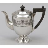 Mokkakanne / Mocha pot William Hutton & Son/Brimingham/England, um 1906/07. 925er Silber. Pun