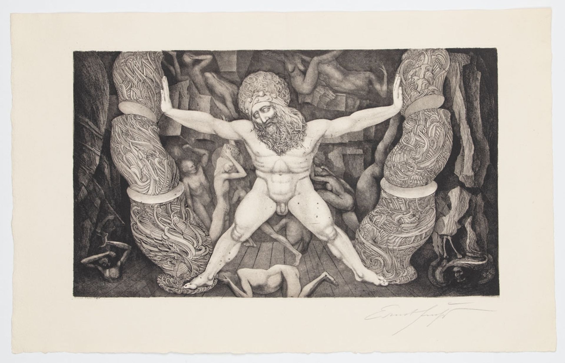 Ernst Fuchs 1930 Wien - 2015 - Image 2 of 3