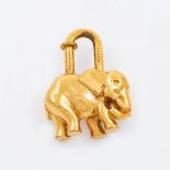 HERMÈS - Elephant Cadena Lock Charm