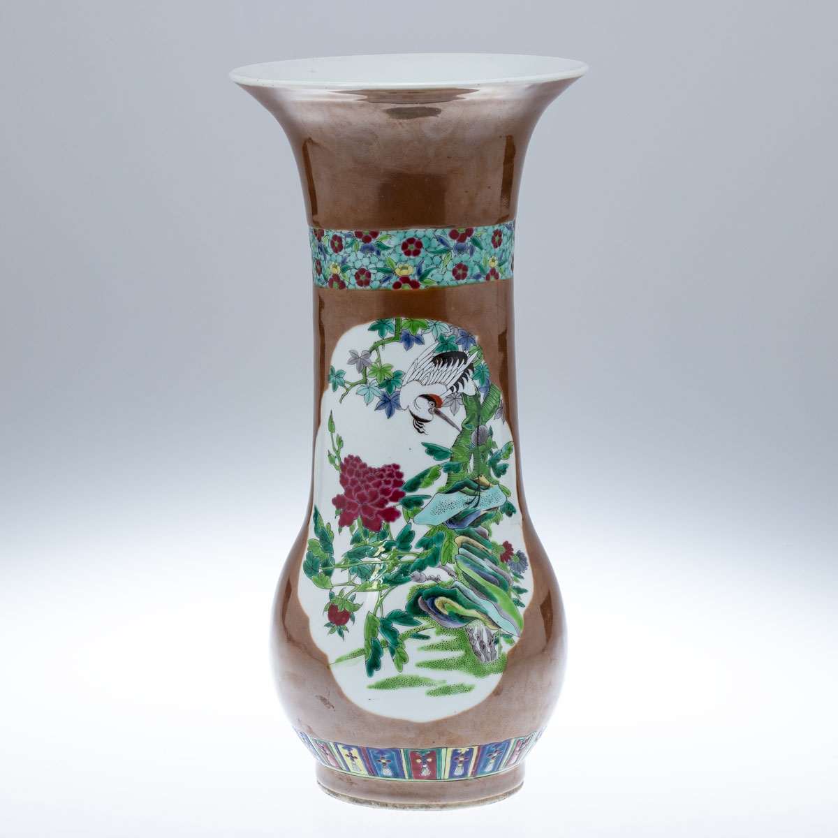 Vase China, Qing-Dynastie, spätes 19.