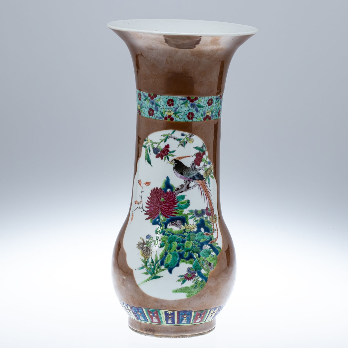 Vase China, Qing-Dynastie, spätes 19. - Image 2 of 3