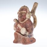 Figurengefäß Peru, Moche-Kultur, 300