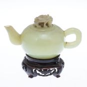 Kleine Jade-Teekanne China, Mitte 20.