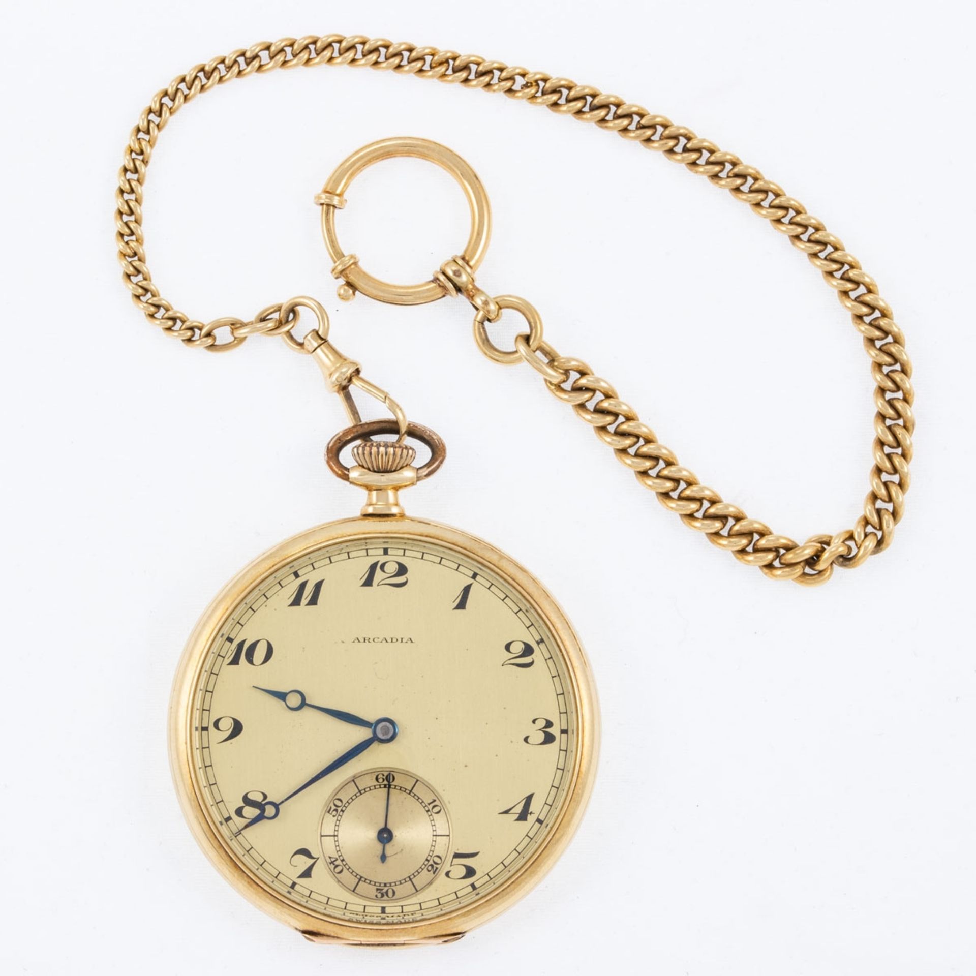 Taschenuhr mit Goldkette Marke: