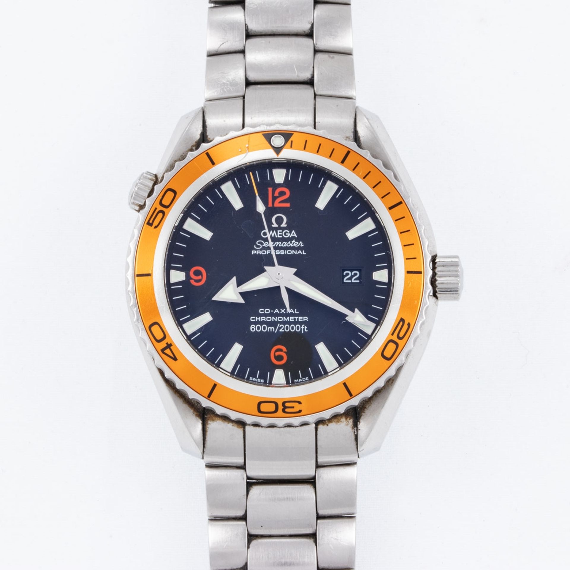 Omega-Herrenarmbanduhr - "Orange