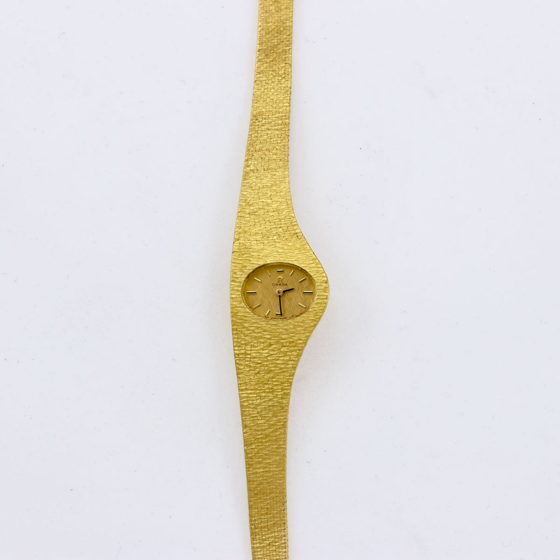 Asymmetrische Omega-Damenarmbanduhr - Bild 2 aus 2