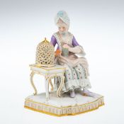 Allegorie Das Gefühl aus der Serie die Fünf Sinne. Meissen 1850-1924.