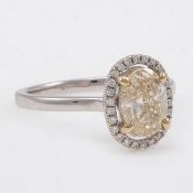 Brillantring mit ovalem Solitär-Diamant 1.5 ct