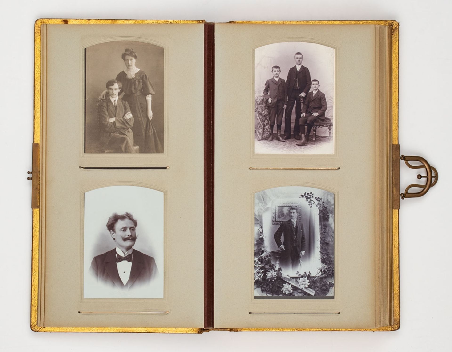 Carte-de-Visite Jugendstilalbum - Bild 3 aus 4