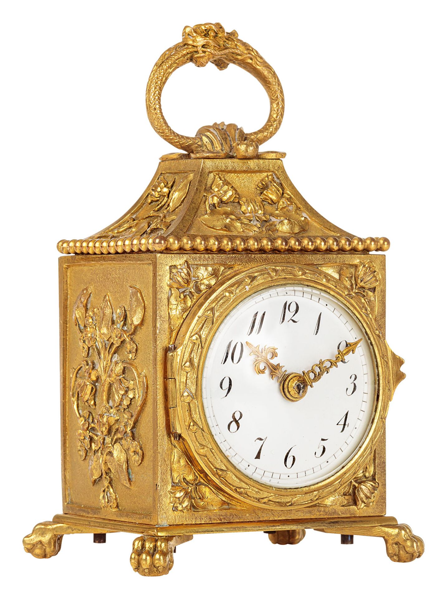 Small officer's carriage clock