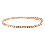 Roségold Memory Brillantarmband