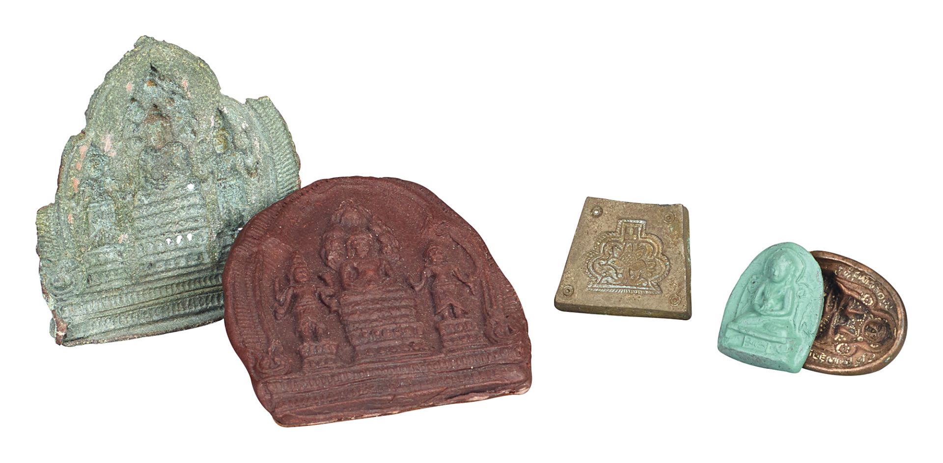 Collection of three Tsa Tsa imprint moulds - Image 2 of 2