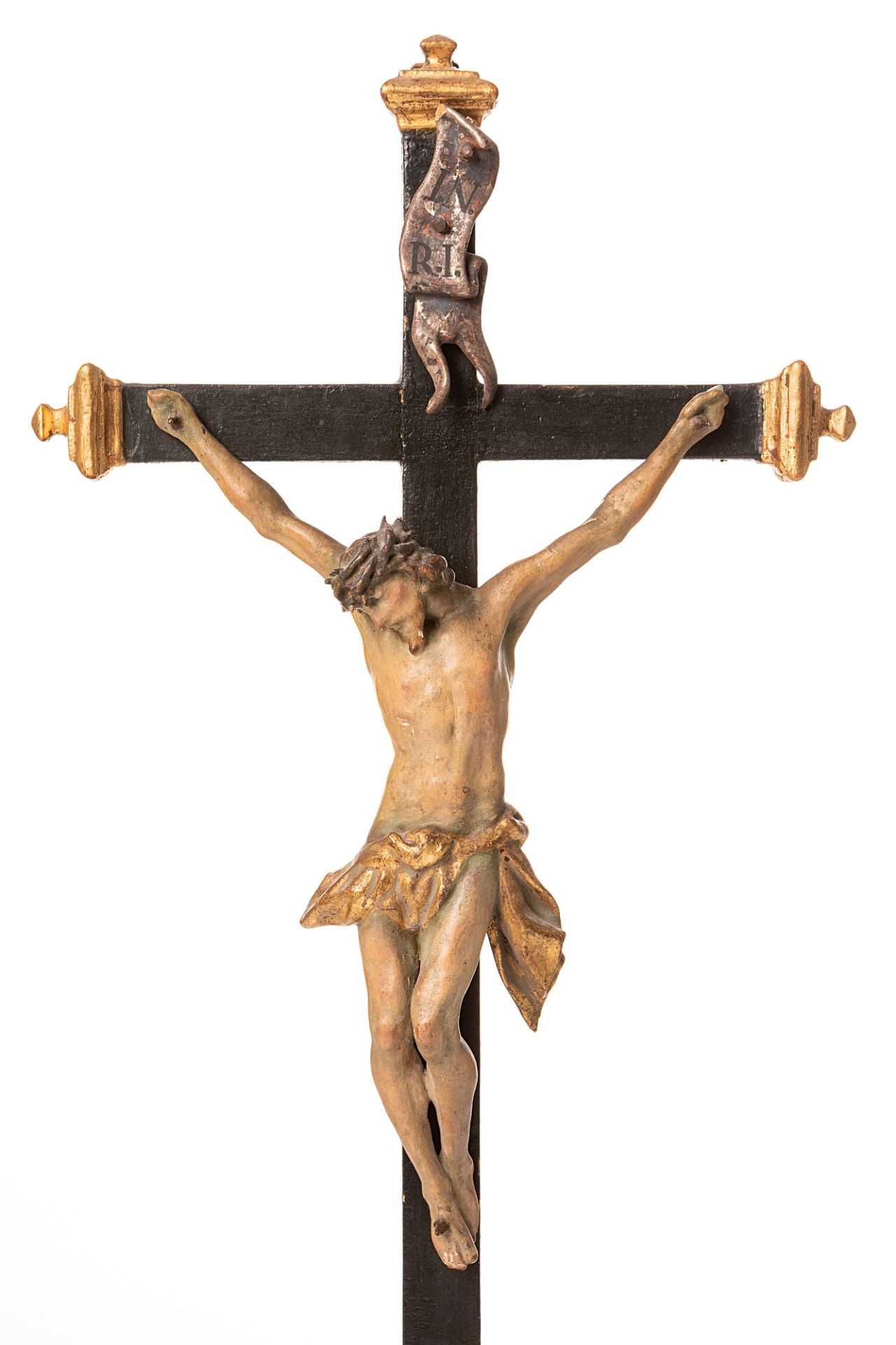 Crucifix with Rococo base - Image 2 of 2