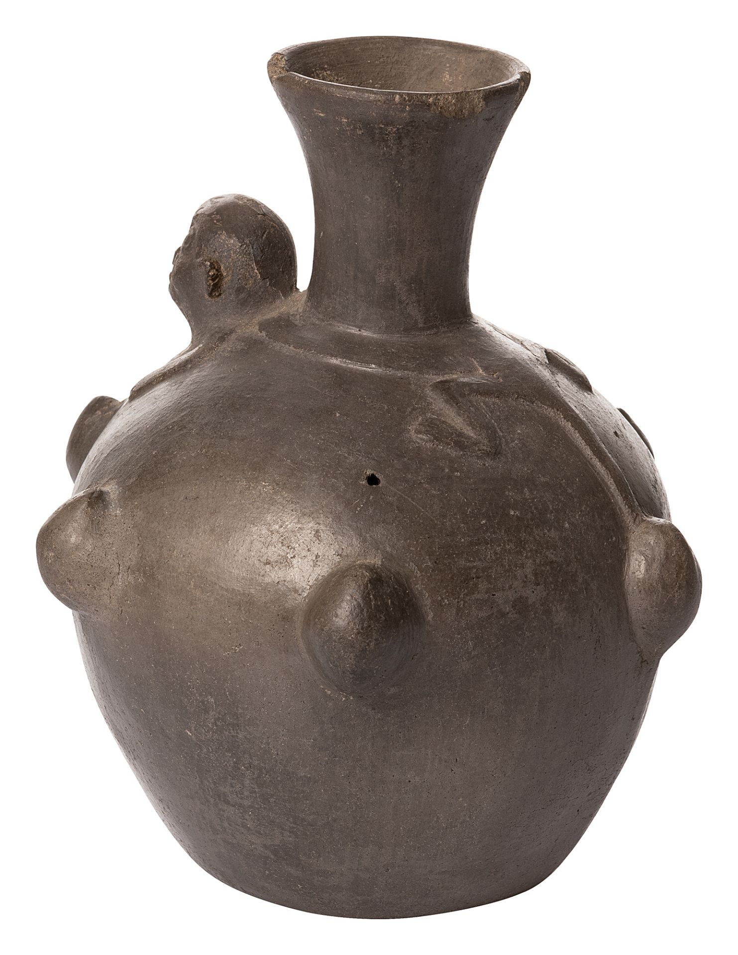 Moche jug with monkey - Image 2 of 2