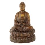 Buddha Amitabha mit Lotosblüte