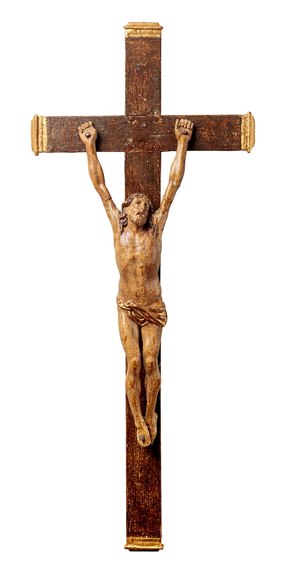 High Baroque wall crucifix in the style of Georg Petel
