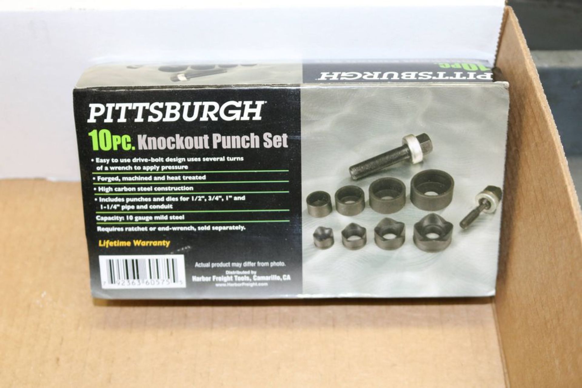 (2) Hack Saws, Zircon Stud Sensor Stud Finder, 10 Piece Knockout Punch Set, Stanley Drill Set, and - Image 7 of 8