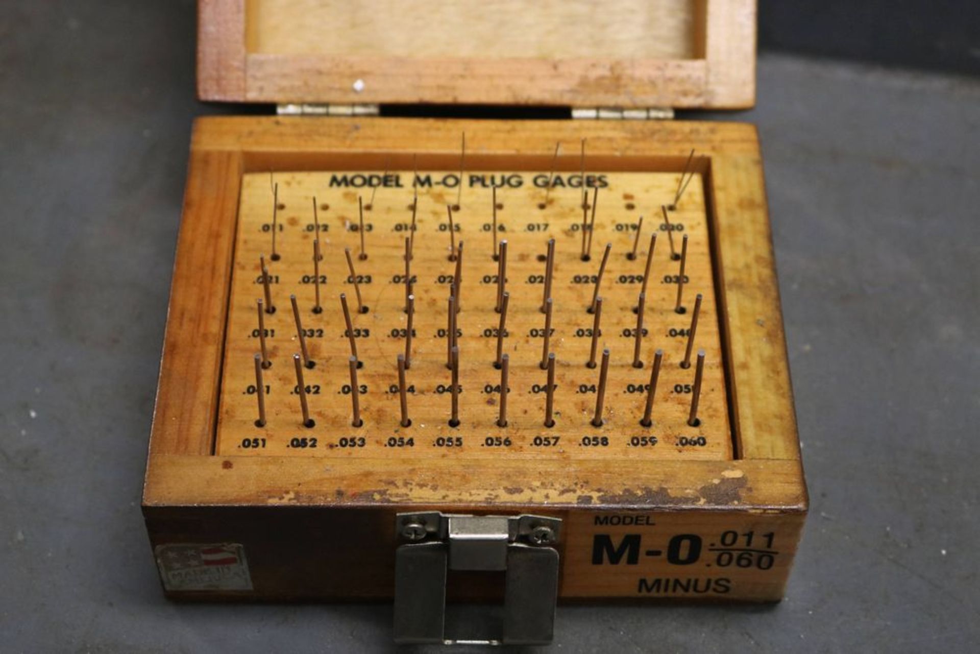 Meyer Pin Gage Sets M-O .011 - .060" Minus and .061 -.750" Minus, Hangda Pin Gage Set .833 -.905" - Image 2 of 8