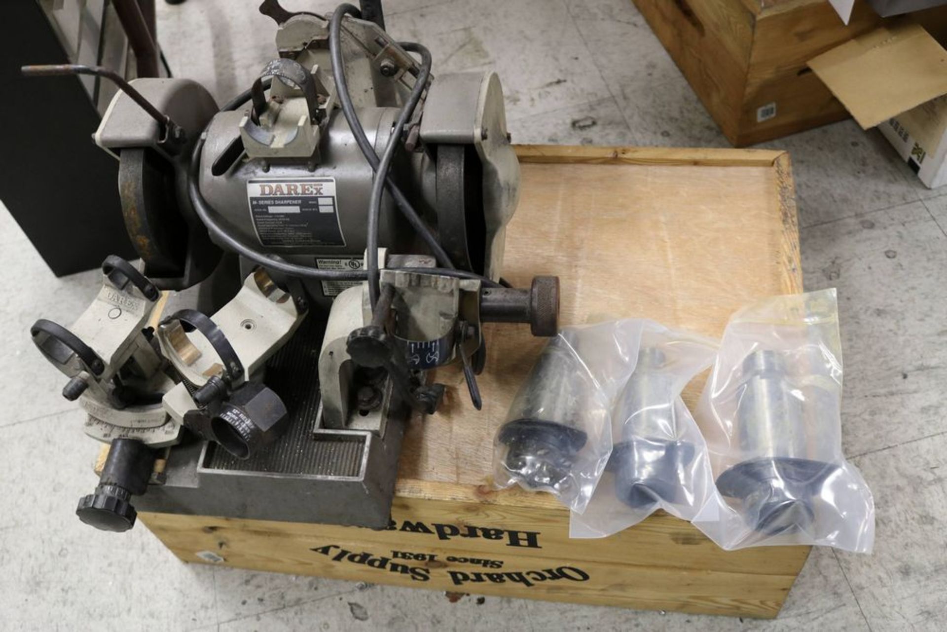 Used Darex M-Series Precision Tool Sharpener with Accessories and Tool Holders - Image 8 of 8