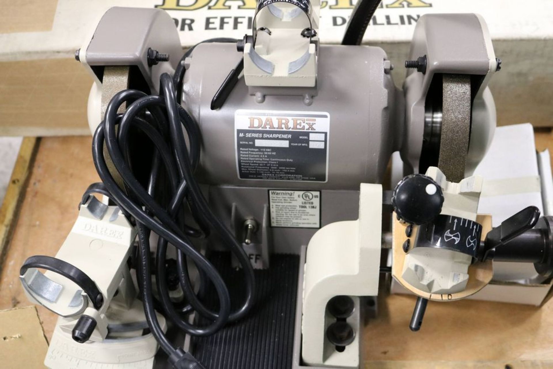 Like New Darex M-Series Precision Tool Sharpener with Accessories and Tool Holders. Also includes - Image 6 of 10