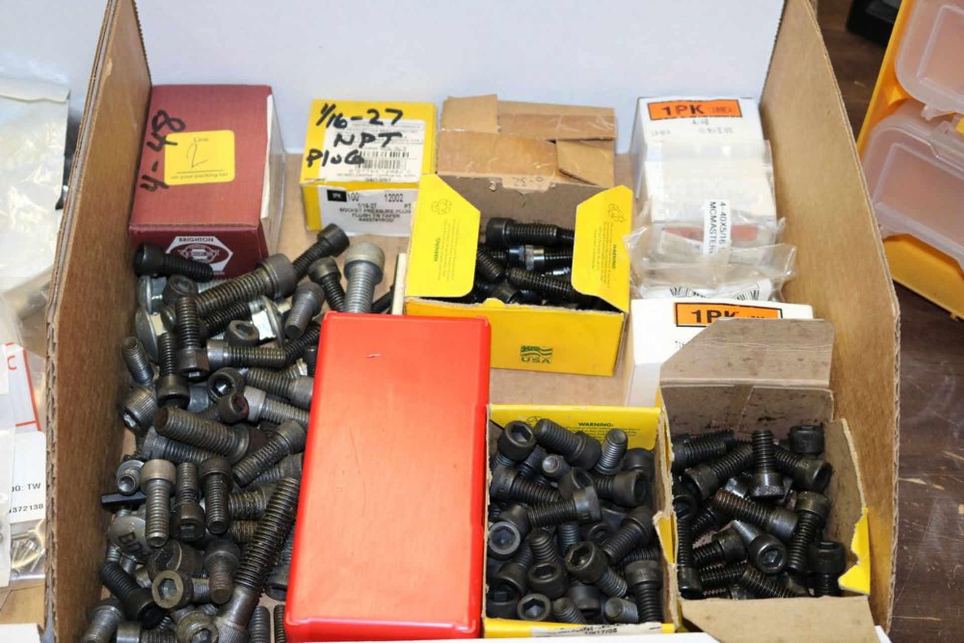 Various Lot of Nuts and Bolts and Organizers - Image 5 of 11