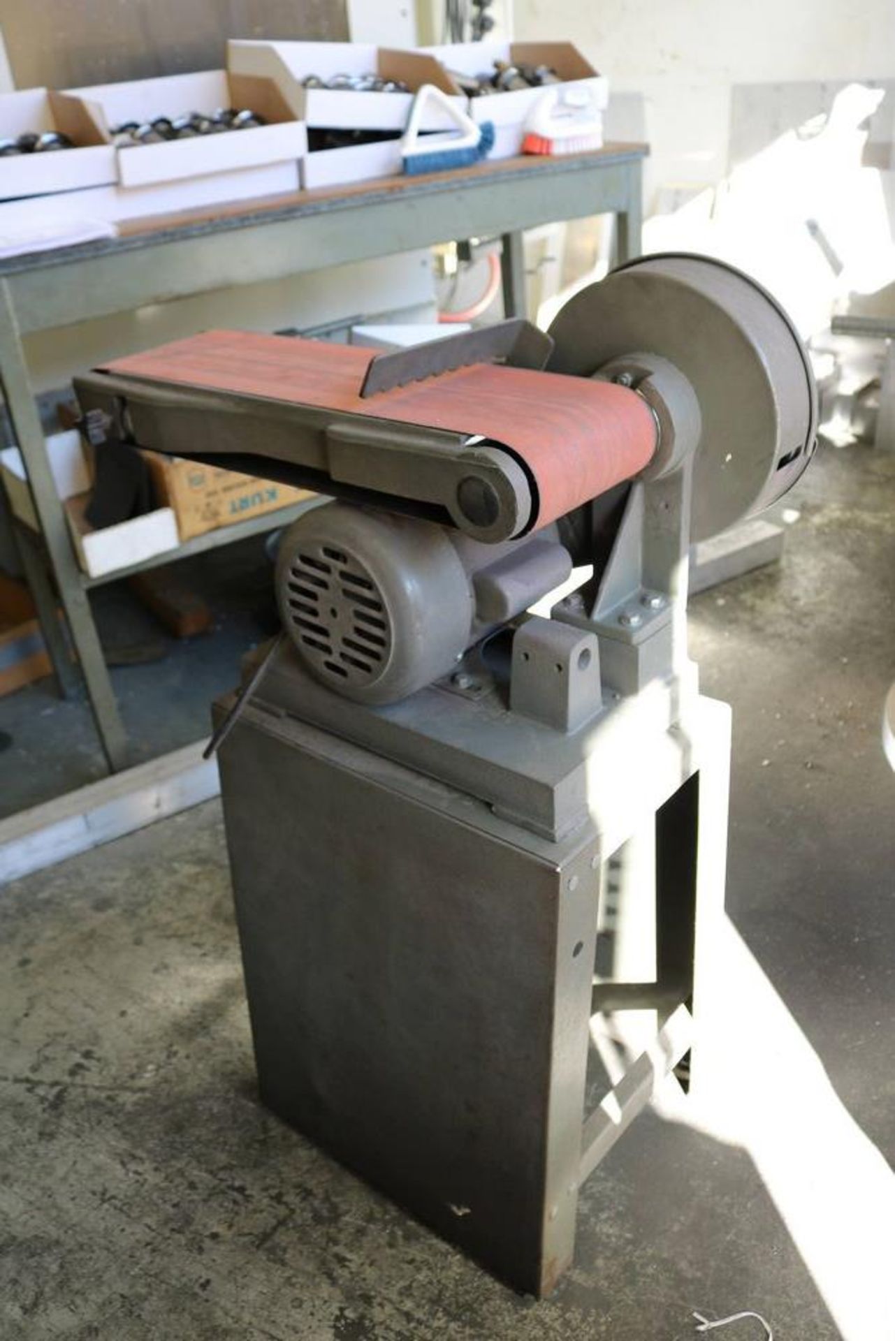 1995 Rotland 6" x 9" Belt and Disc Sander, 1/2 HP with Extra Sanding Belt - Image 5 of 5