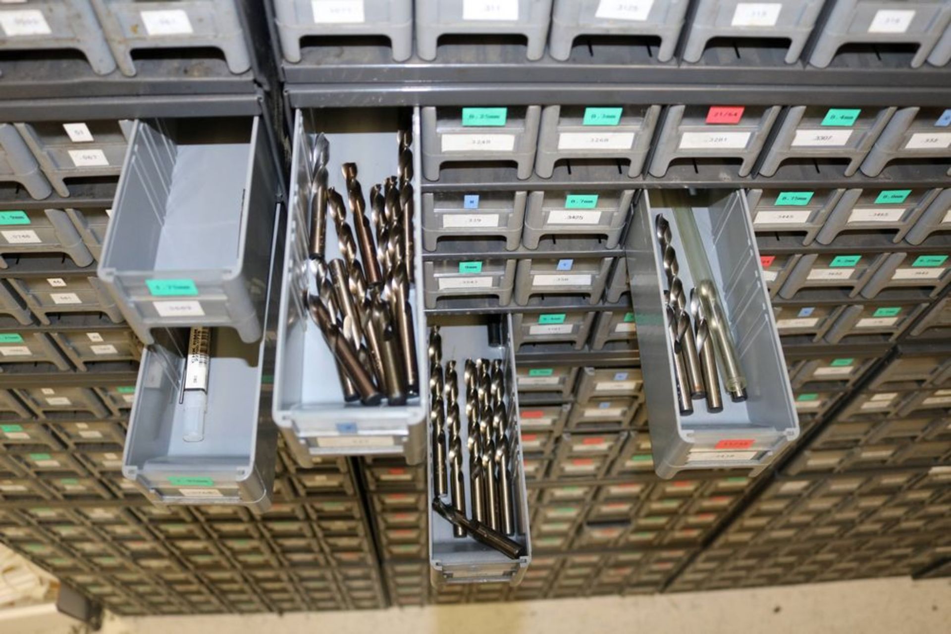 Tool Organizers 336 Drawer Capacity, Includes Many Various Size Drills. - Image 5 of 6