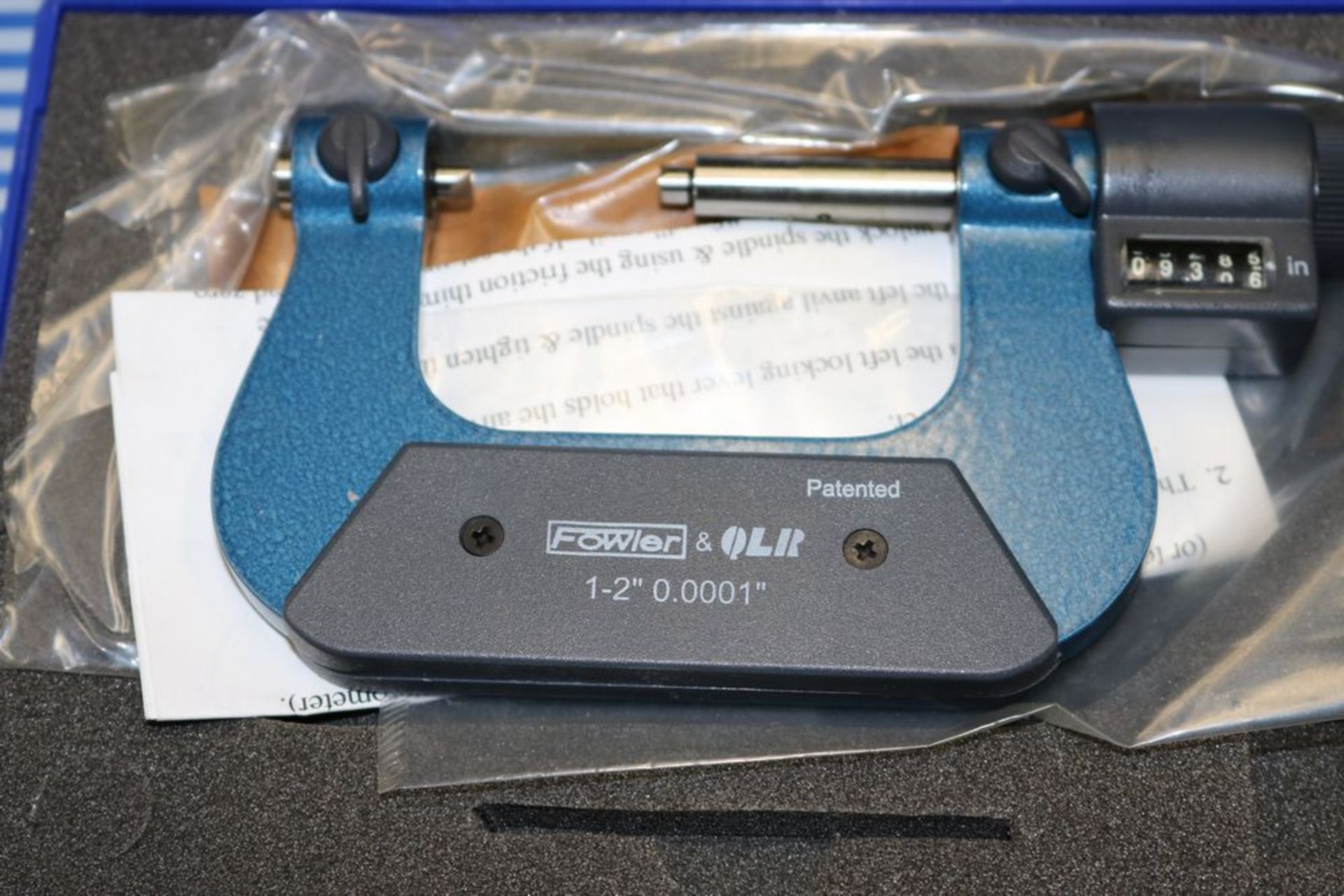 Fowler 1- 2" Thread Micrometer - Image 3 of 3