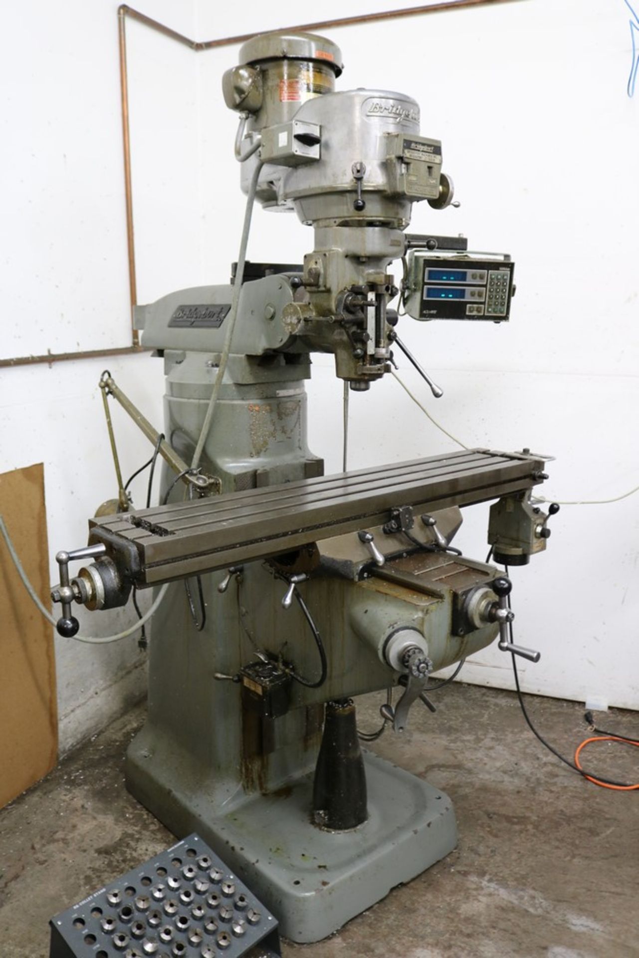 Bridgeport Knee Mill 2 HP with X Axis Servo and Acu-Rite Mill Mate DRO, 19" x 48" Table, Includes R8 - Image 7 of 7