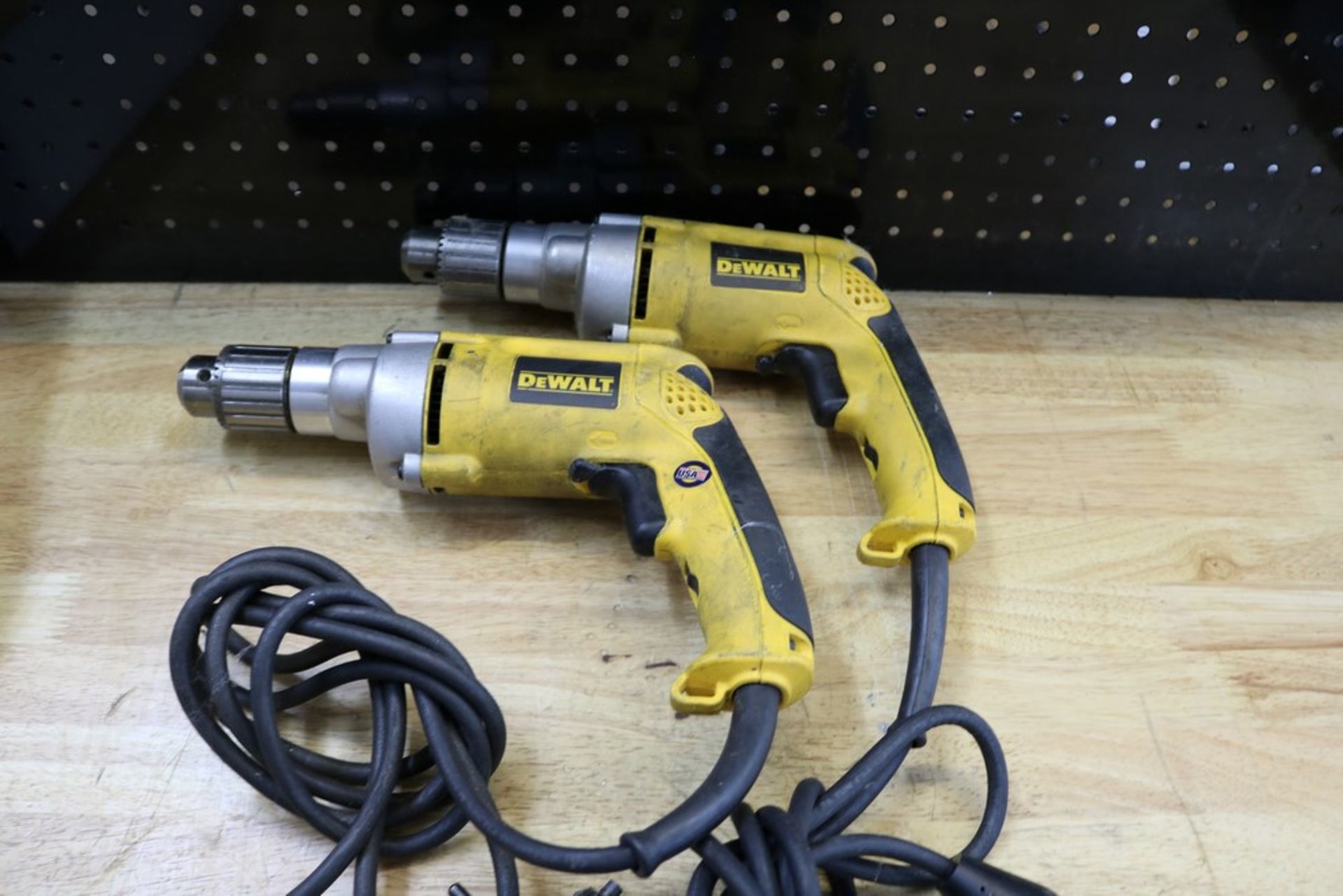 (2) DeWalt Corded 1/2" VSR Drills: Models DW235G