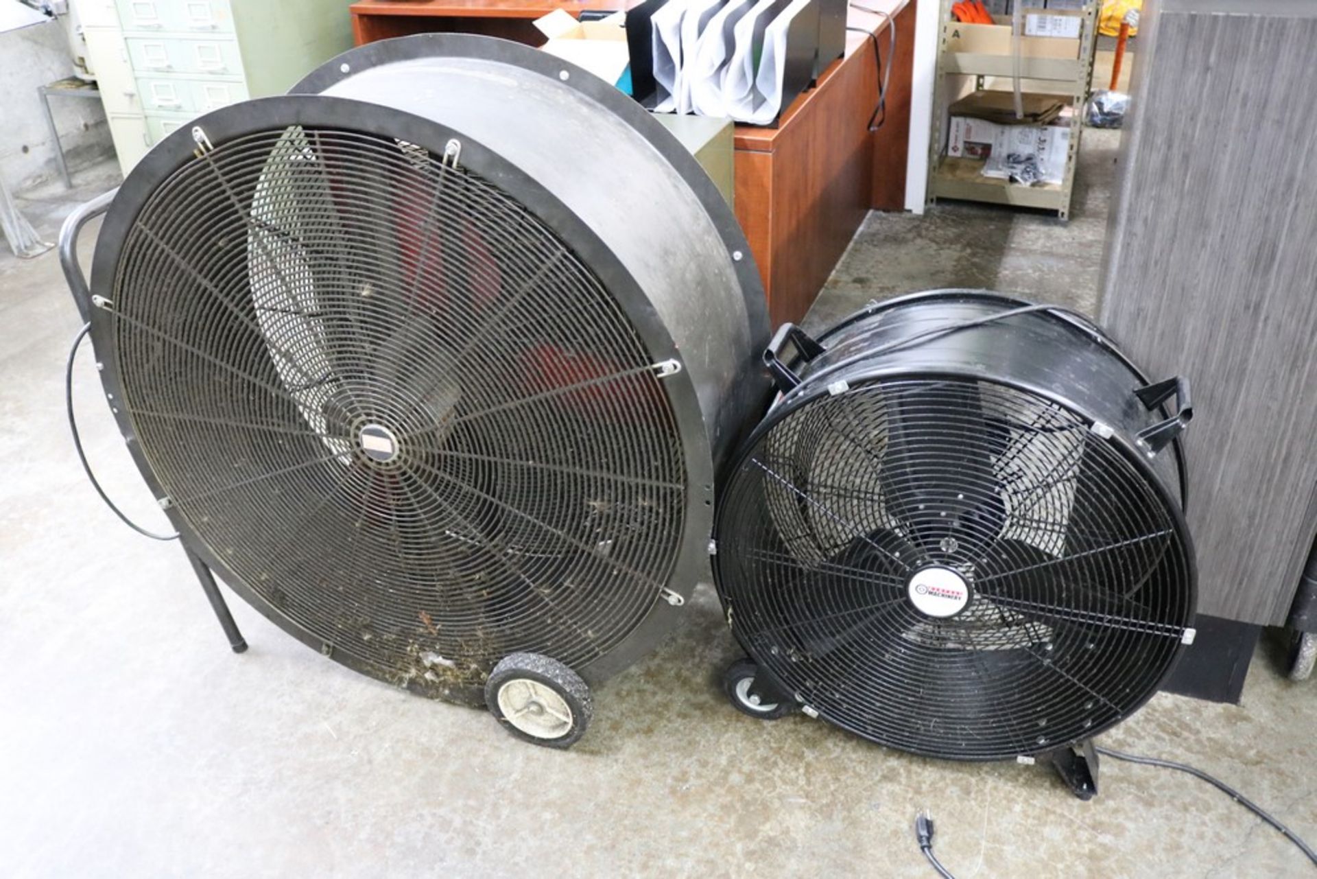 Dayton 38" Shop Fan and Central Machinery 24" Shop Fan