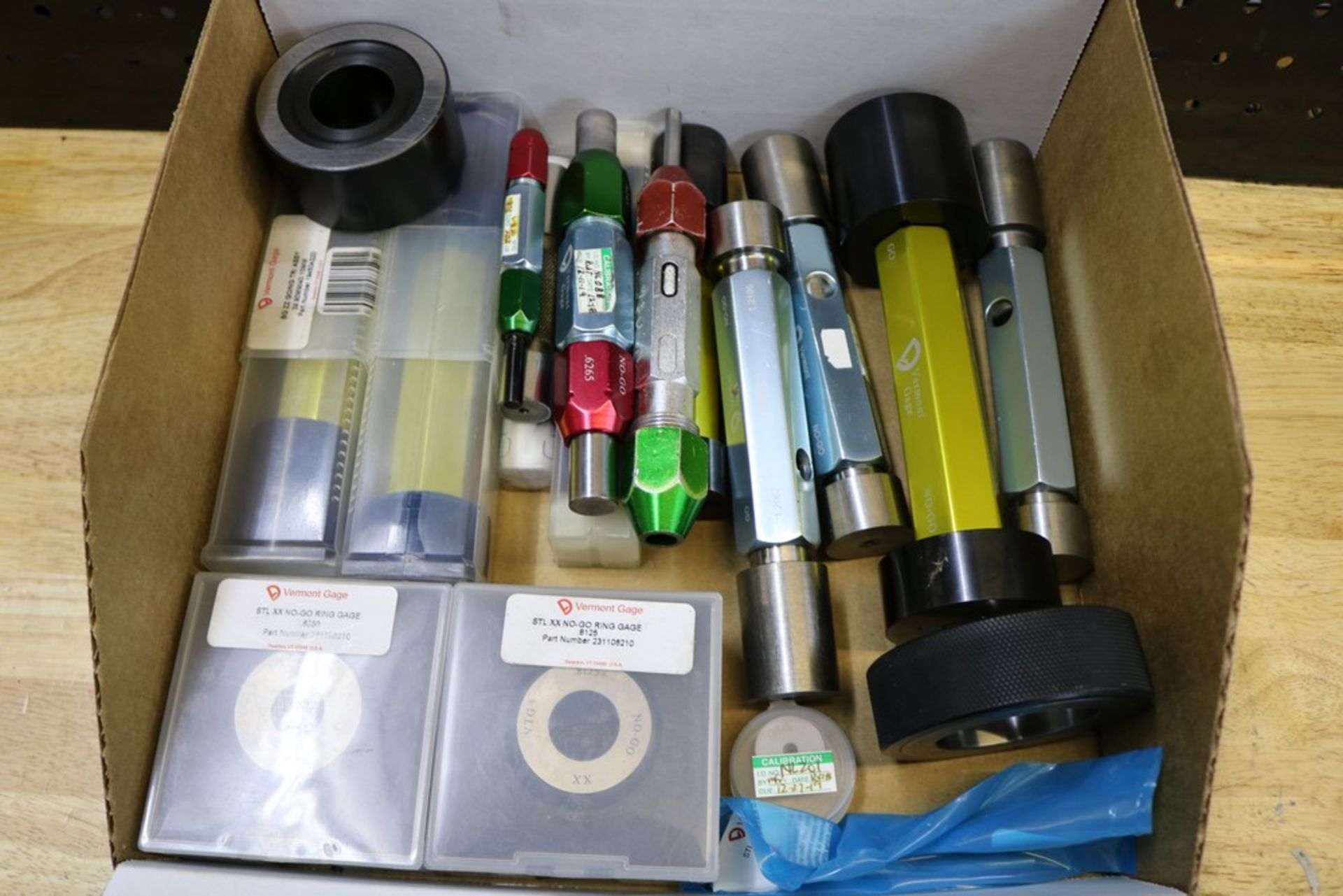 Box of Various Size Ring Gages and Pin Gages with Holders - Image 2 of 5