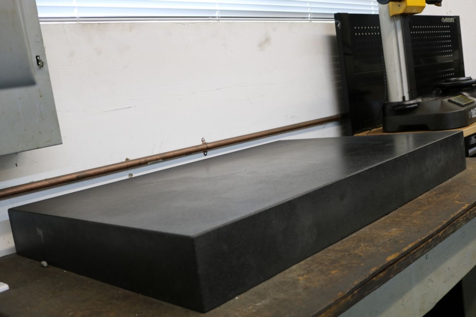 Black Granite Surface Plate and Wood Shop Table 24" x 36" x 4" - Image 5 of 5