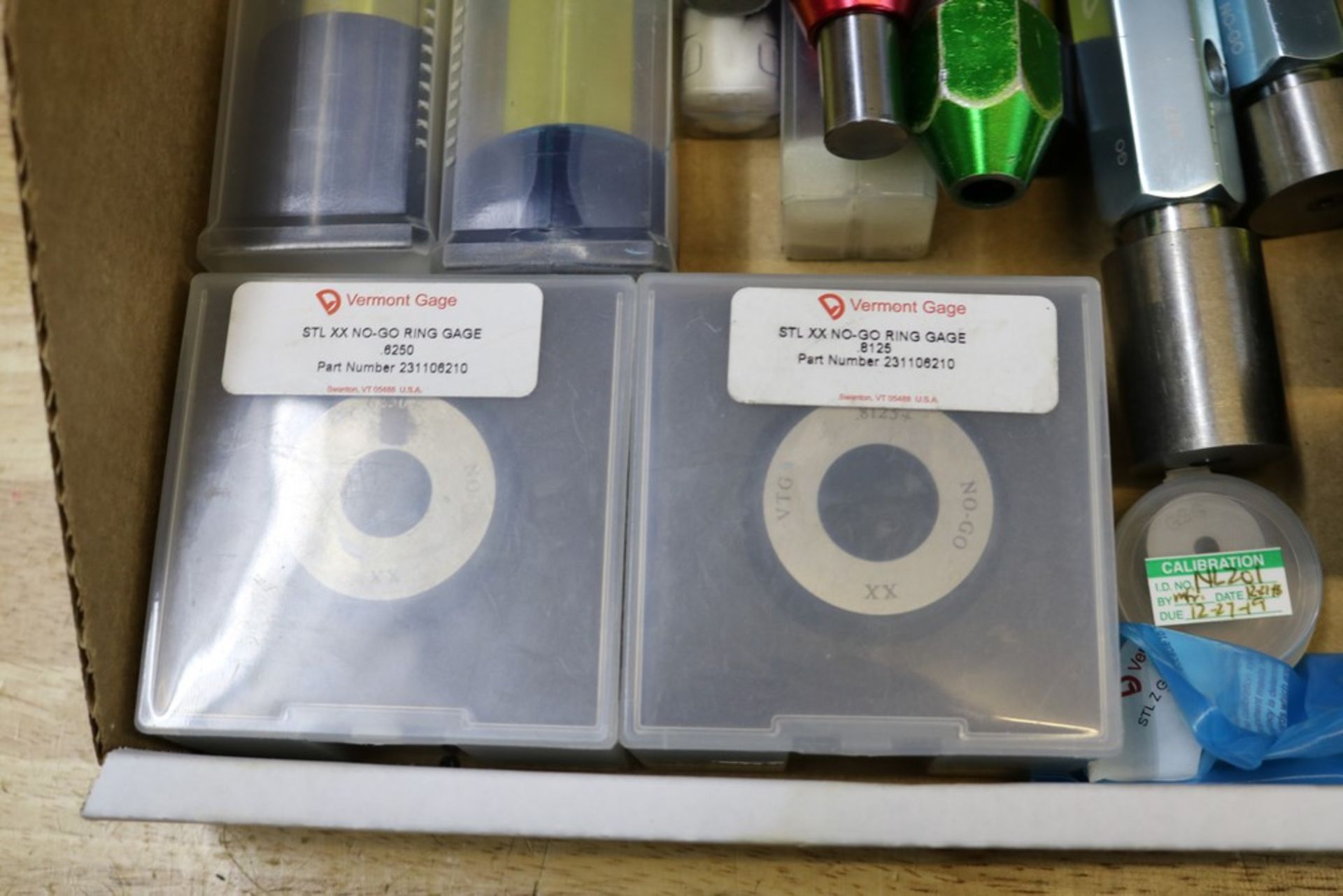 Box of Various Size Ring Gages and Pin Gages with Holders - Image 5 of 5