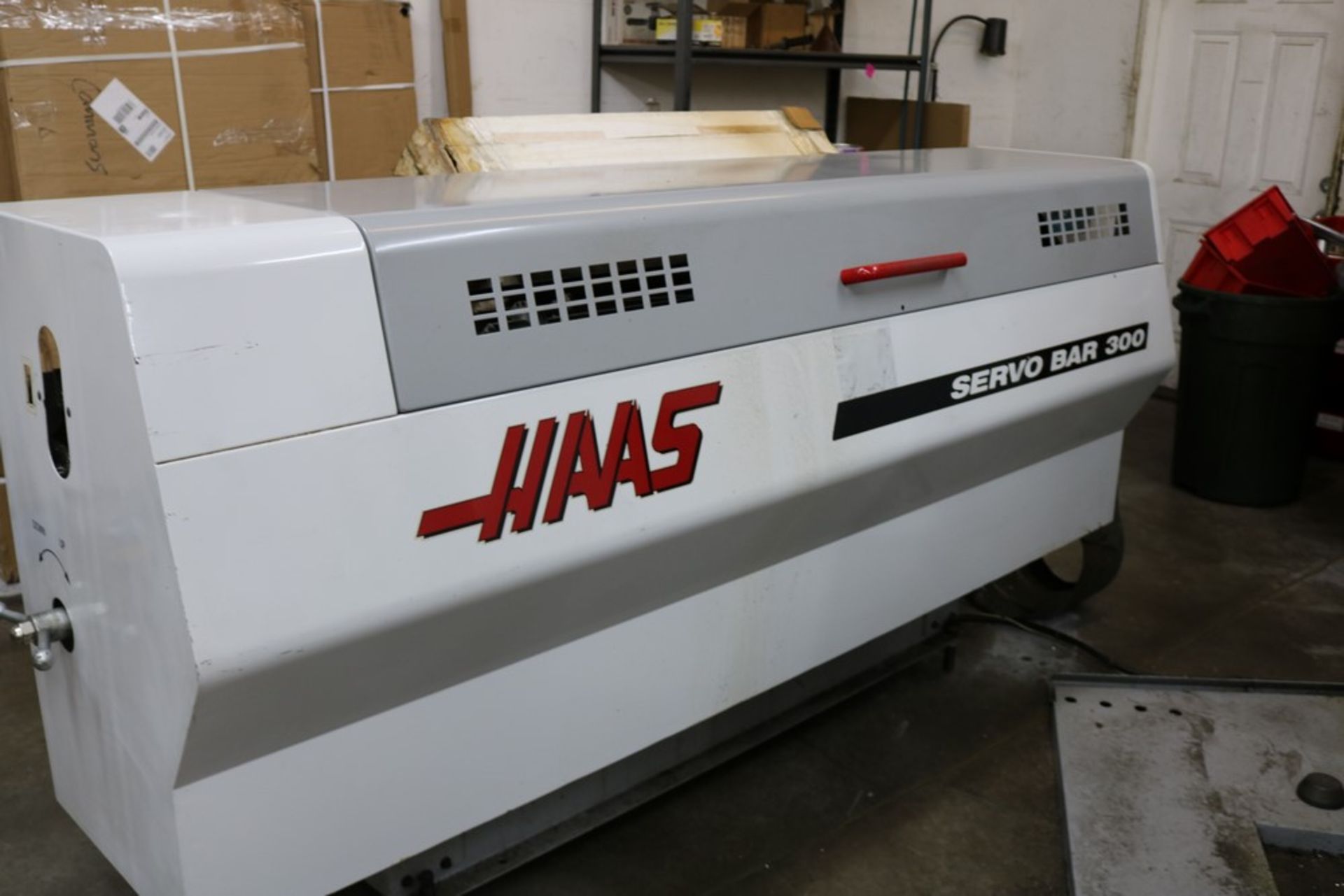 2001 Haas Servo 300 Bar Feeder with Large Lot of Spindle Liners - Image 3 of 7