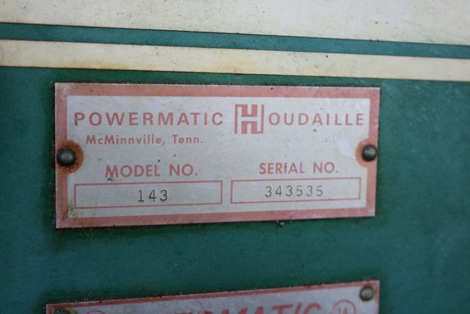 Powermatic Veritcal Bandsaw Model 143 - Image 2 of 5