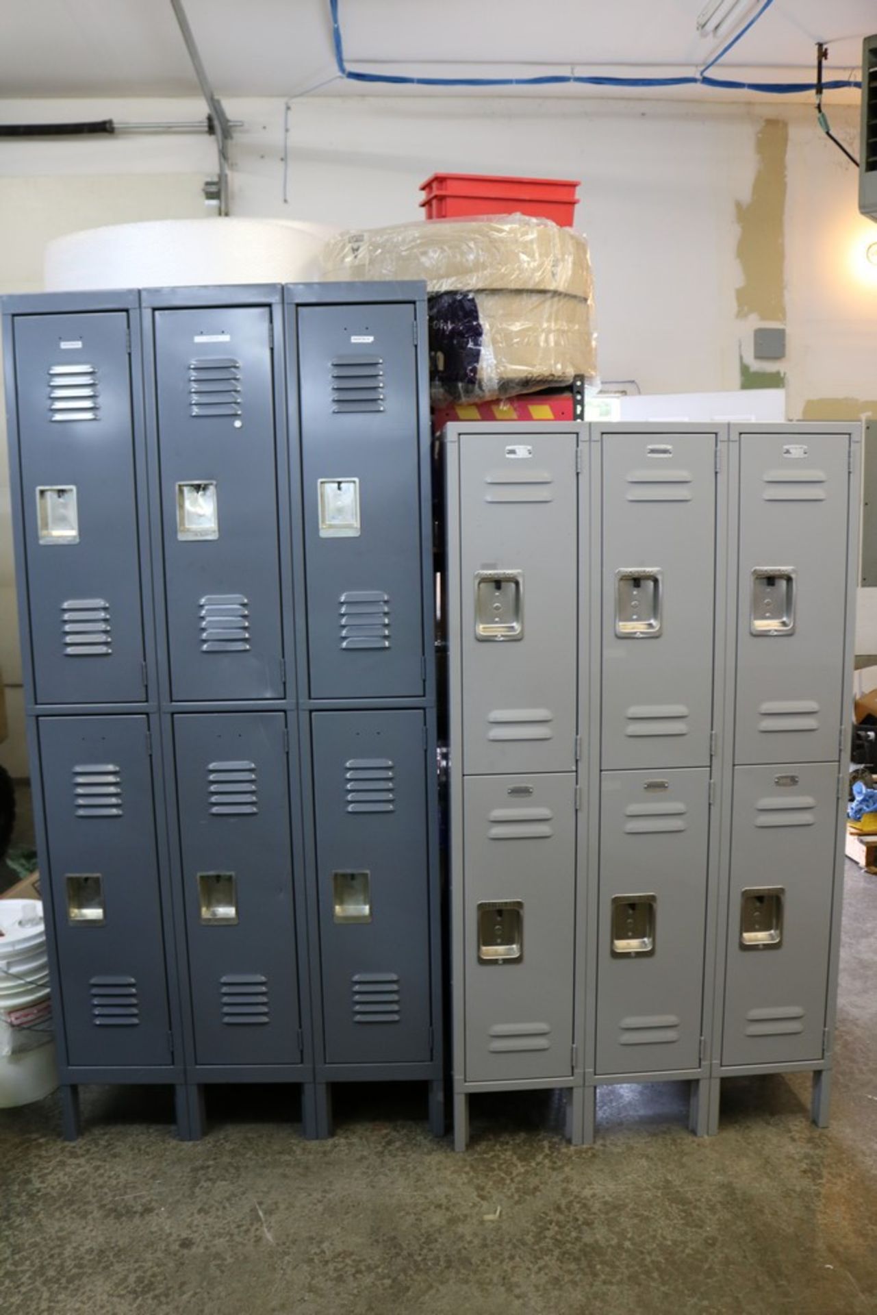 (2) Storage Lockers 36" x 15" x 78" and 36" x 15" x 66"