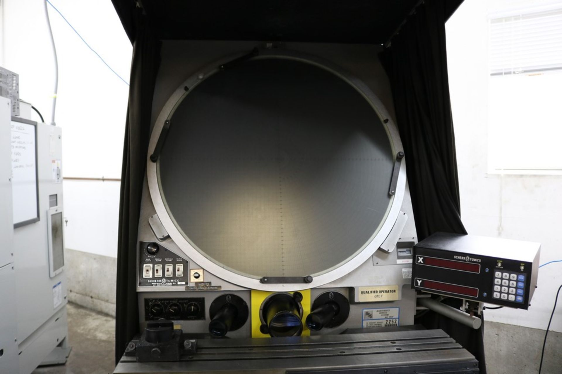 Scherr Tumico Large Capacity Optical Comparator with Scherr Tumico DRO, S/N 862 - Image 3 of 11