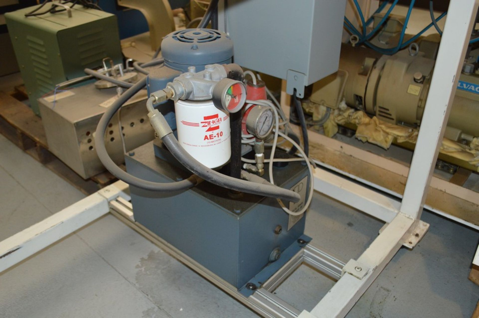 4 Post horizontal press with stand, 3000 psi, RAM speed controls - Image 4 of 8