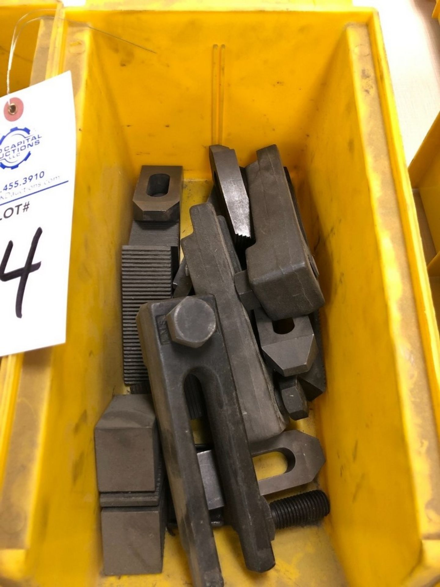 Heavy duty tie downs/lock downs (2) yellow bins - Image 3 of 3