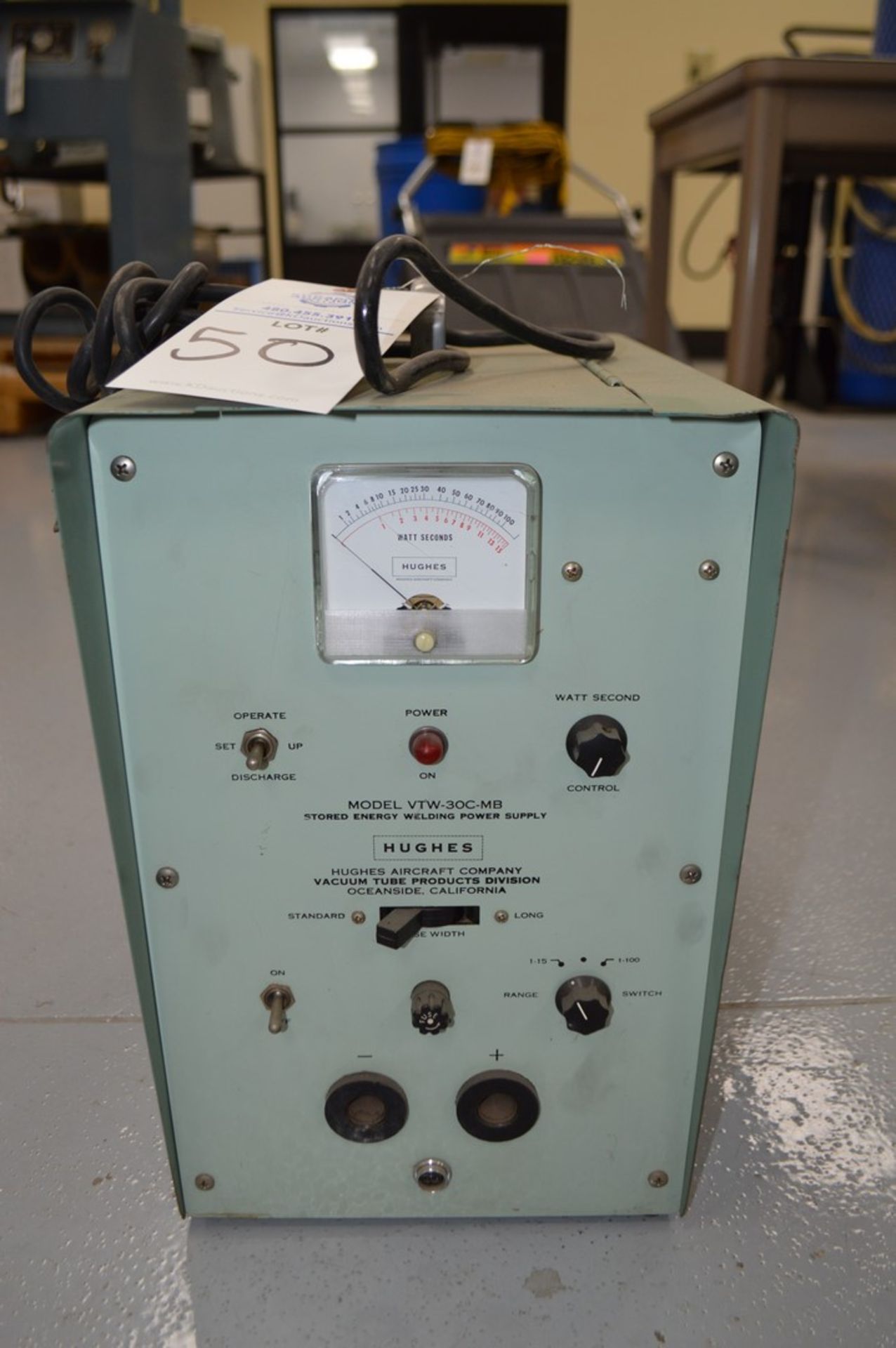 Hughes Model VTW-30C-MB Capacitance discharge spot welder - Image 2 of 3
