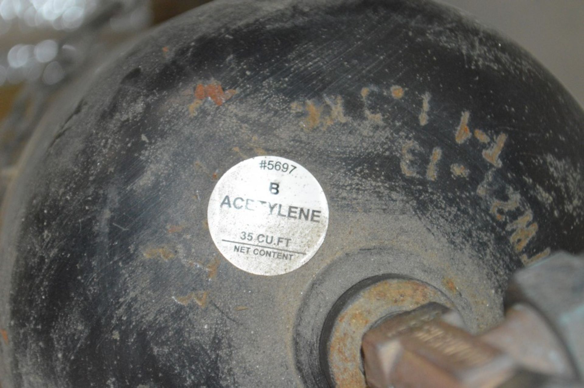 Acetylene torch on small rolling cart - Image 2 of 5