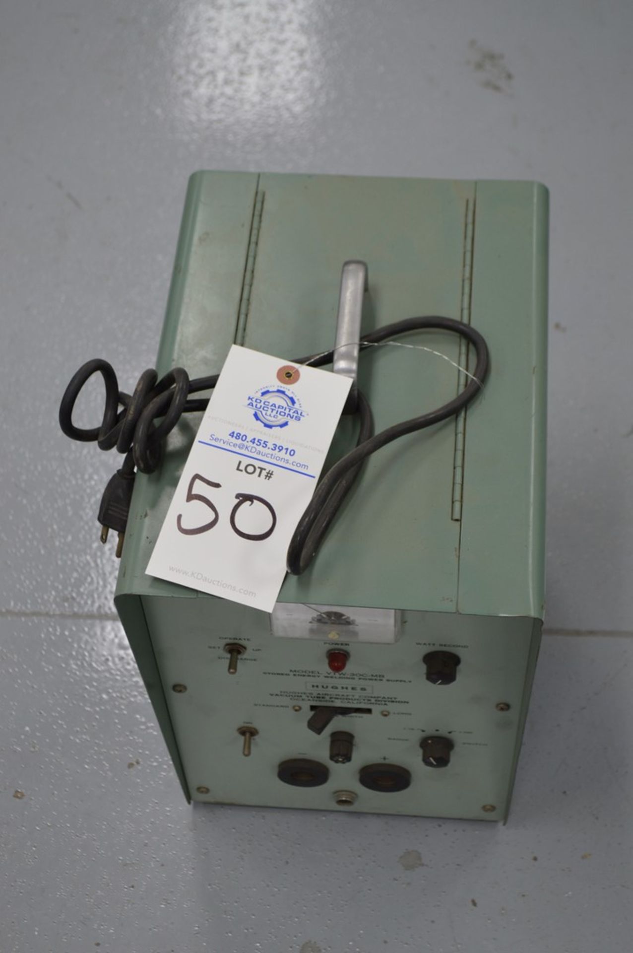 Hughes Model VTW-30C-MB Capacitance discharge spot welder