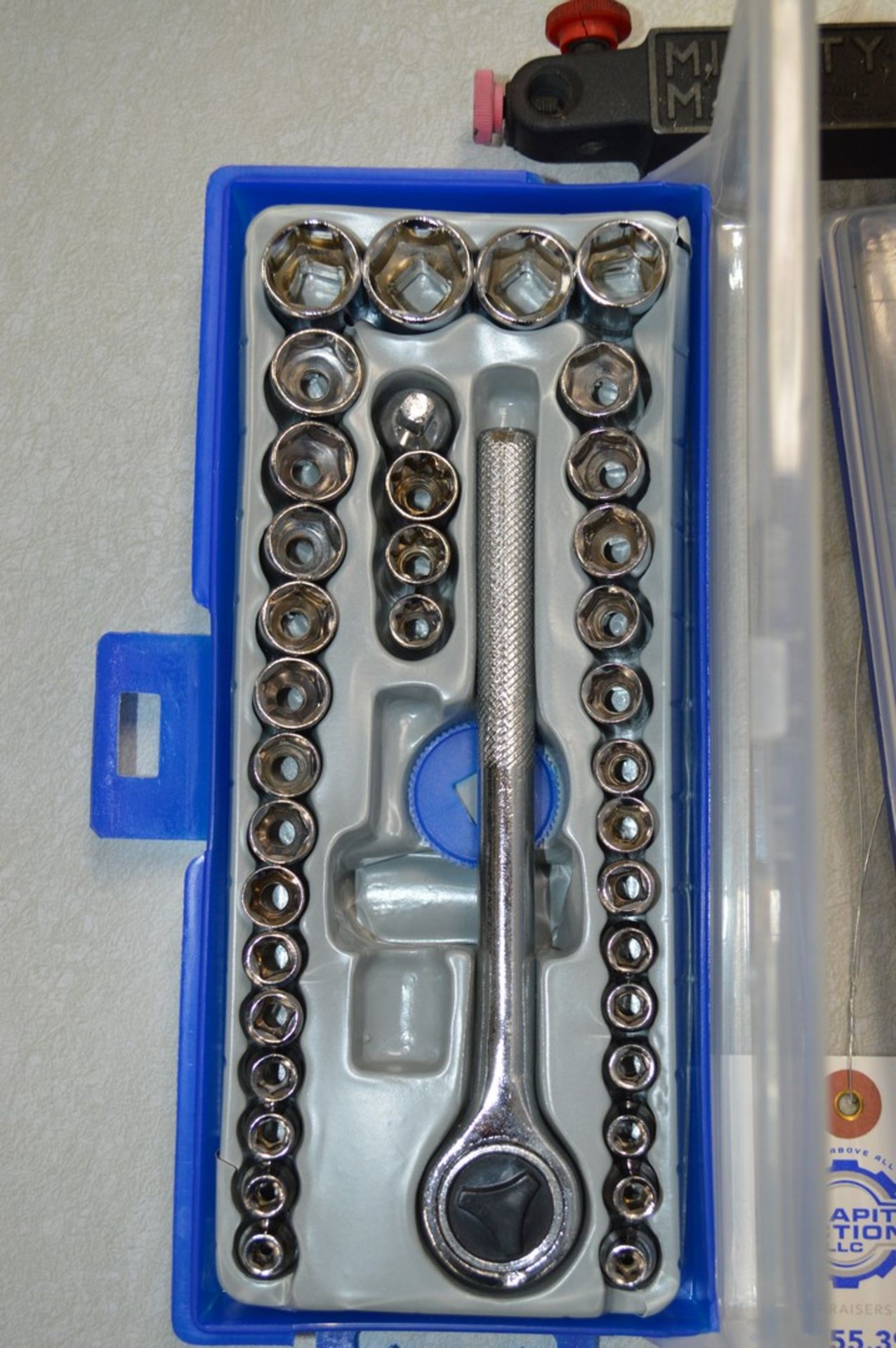 Mighty mag C Clamp and (2) socket sets - Image 3 of 4