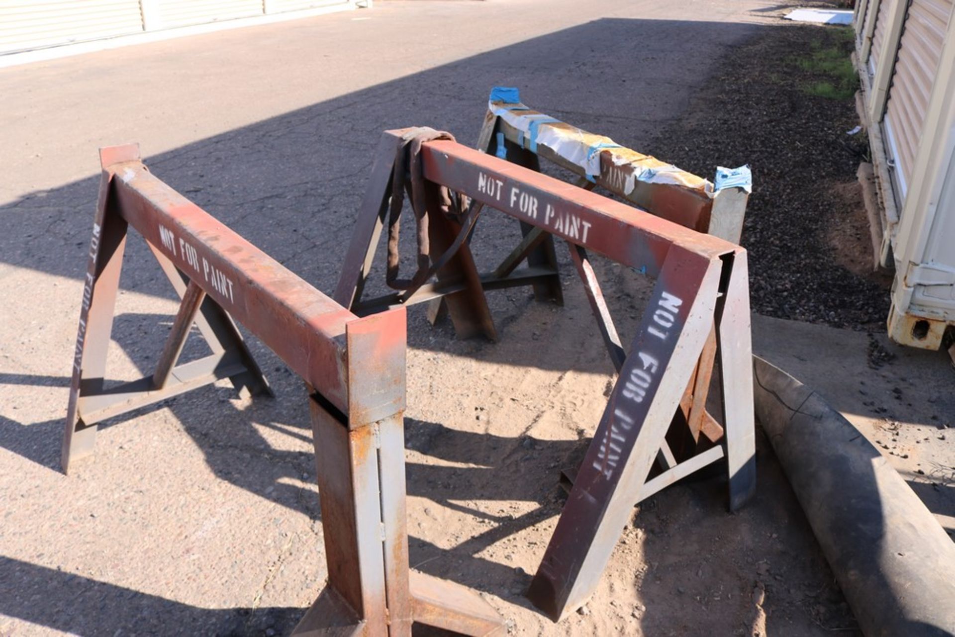 (3) Metal Sawhorse 4' wide