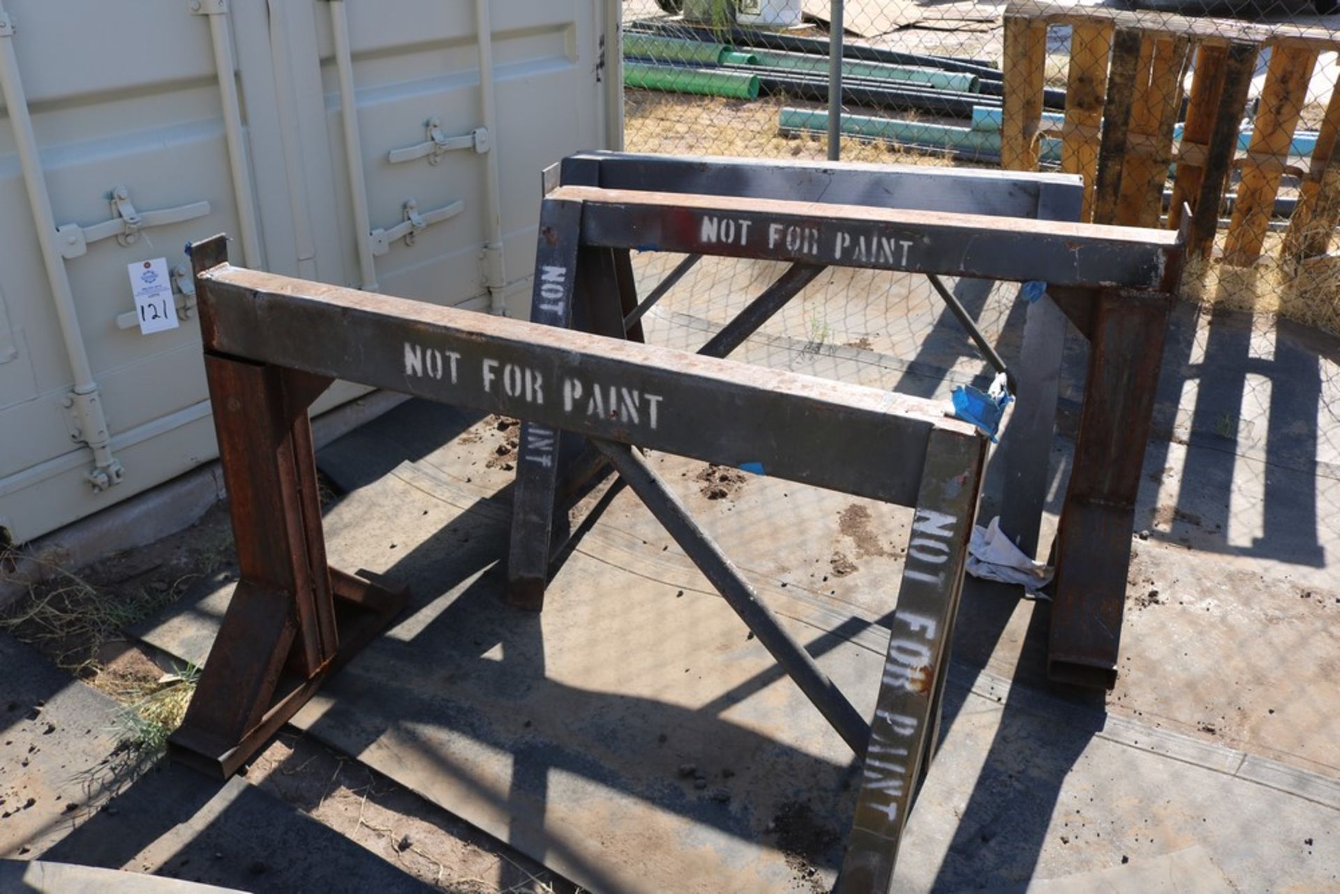 (3) Metal Sawhorse 4' wide