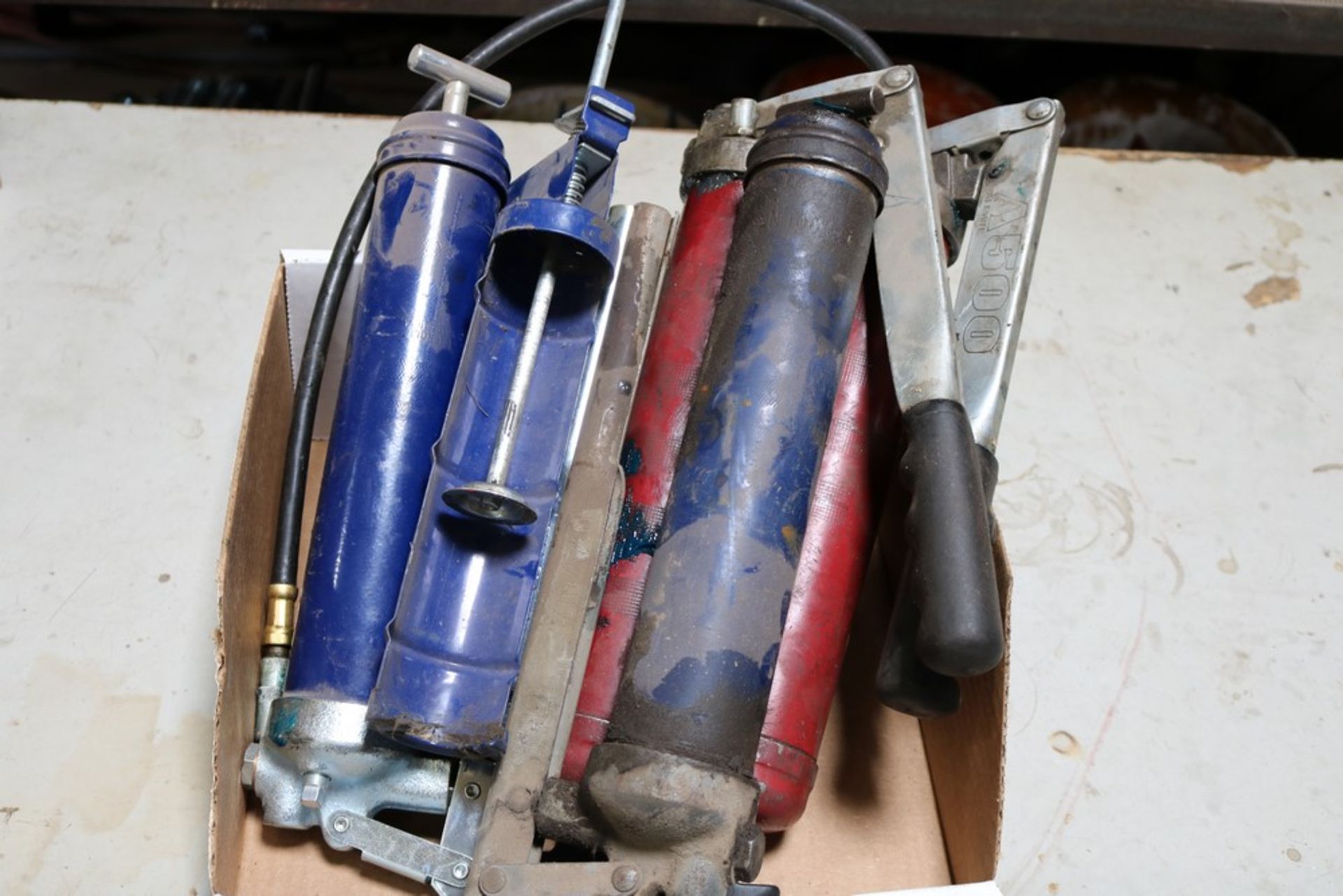 Grease Guns w/ Assorted Grease Fitting - Image 2 of 4