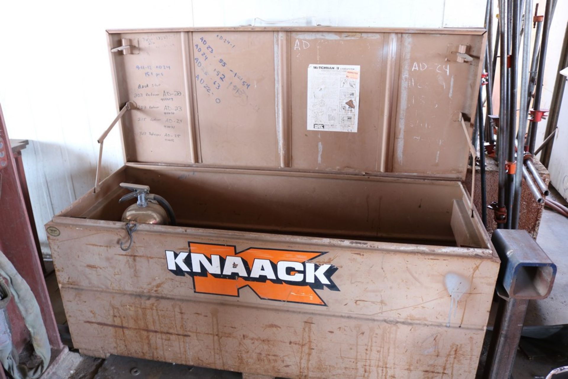 Knaack gang box 5' x 2' x 2'H